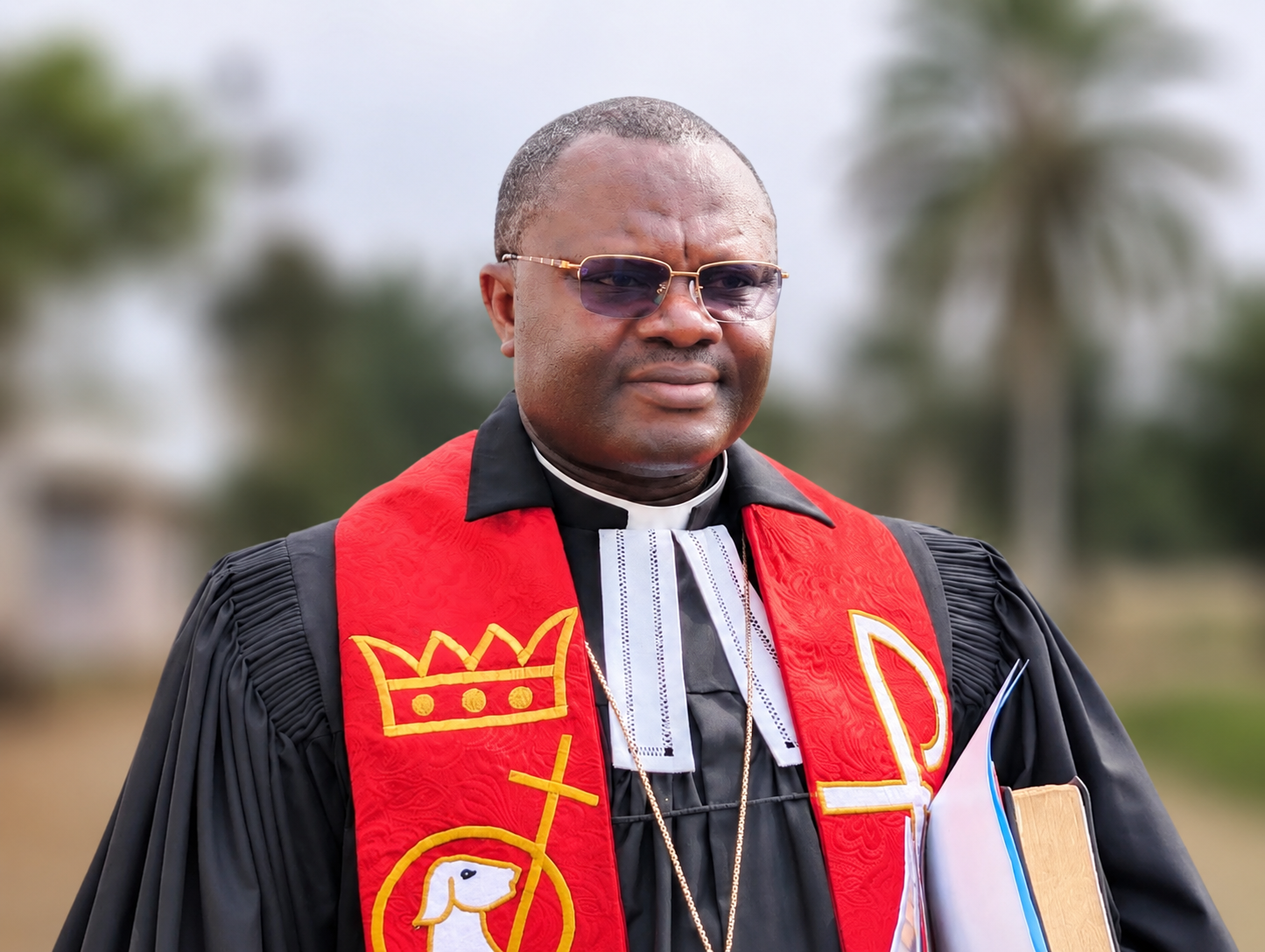 Rt. Rev. Miki Hans Abia, Moderator of the Presbyterian Church in Cameroon